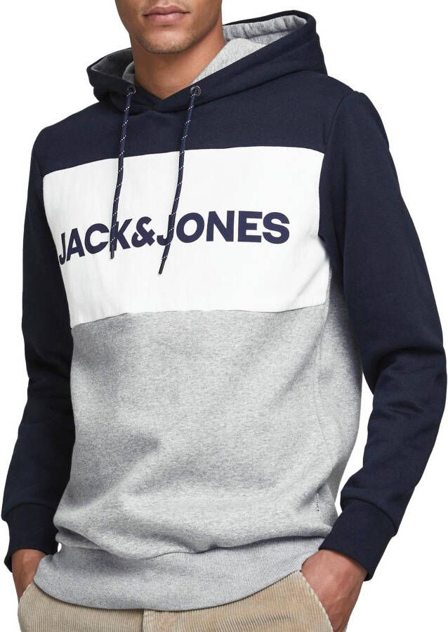 jack & jones Colourblocking Logo Hoodie Heren