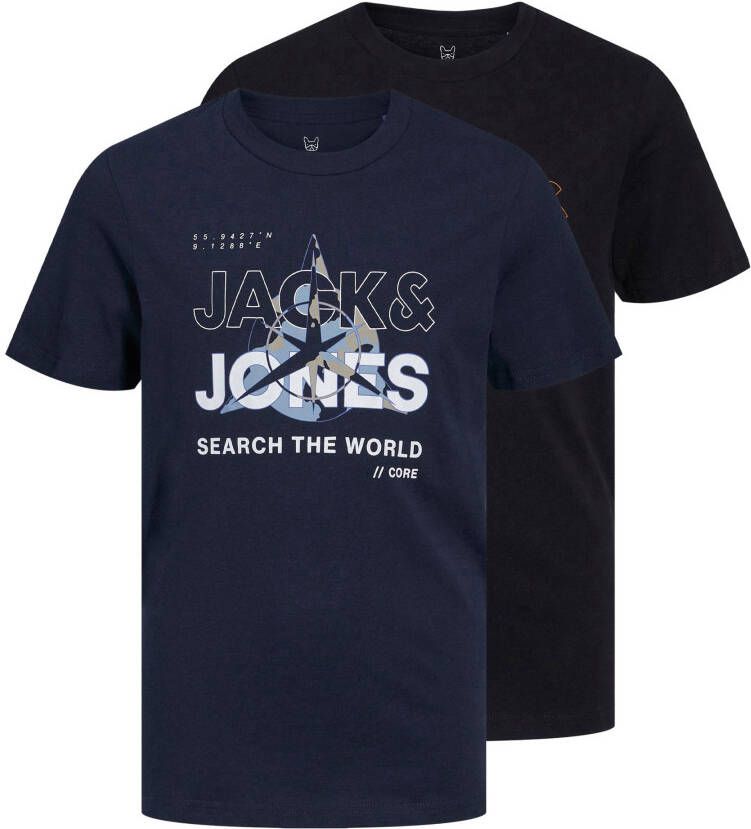 Jack & jones Core Hunt SS Crew Shirt Junior (2-pack)