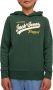 Jack & jones JUNIOR hoodie JJELOGO met logo donkergroen Sweater Logo 164 - Thumbnail 2