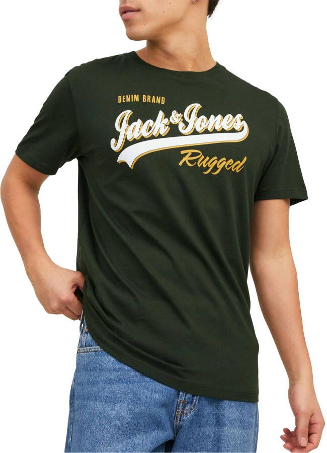 jack & jones Essentials Logo SS Crew Shirt Heren