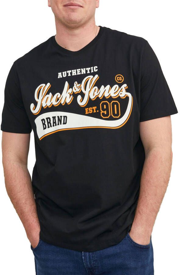 jack & jones Essentials Logo SS Crew Shirt Heren (plussize)