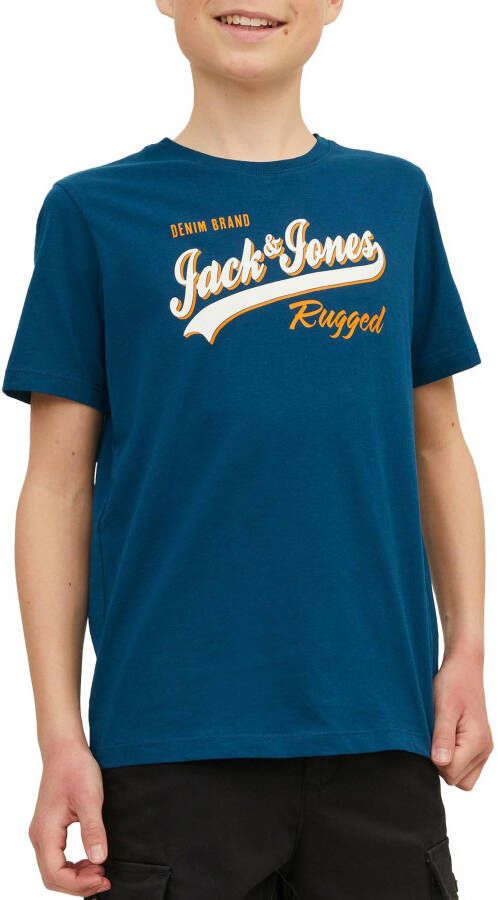 jack & jones Essentials Logo SS Crew Shirt Junior
