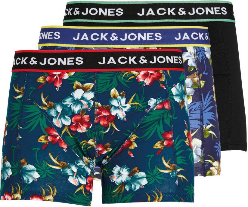 jack & jones Flower Boxershorts (3-Pack) Heren