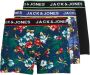 Jack & Jones Trunk JACFLOWER met bloemenprint en elastische band bedrukt modieus nauwsluitend katoenmix boorden (set 3 stuks) - Thumbnail 2