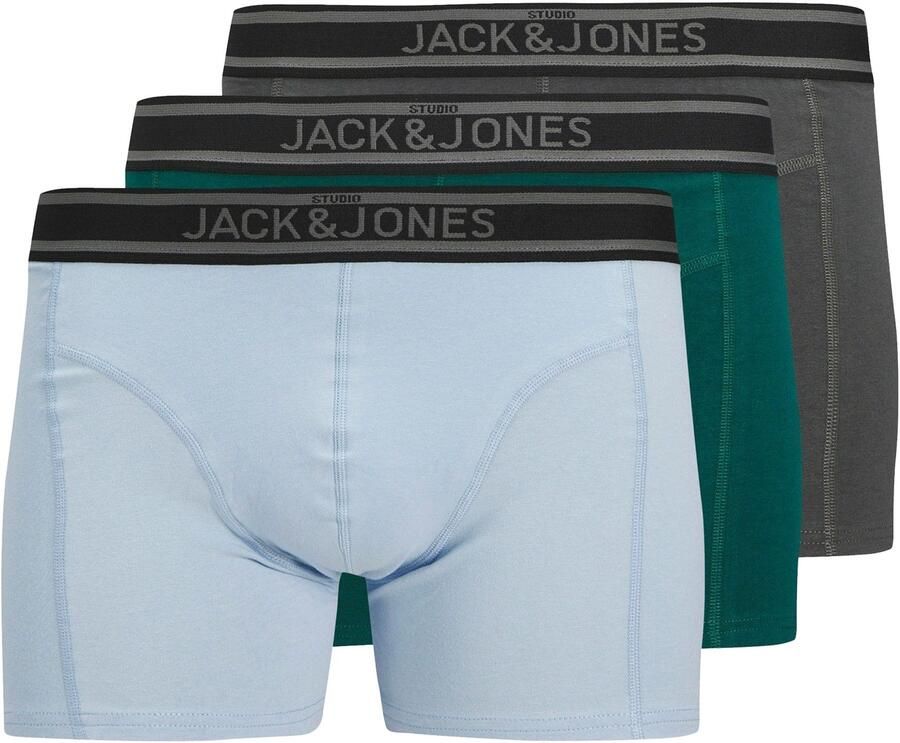 Jack & Jones Trunk JACAIDEN SOLID TRUNKS 3 PACK SN (3 stuks) - Foto 1