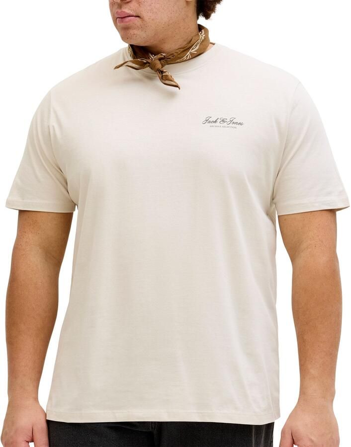 Jack & jones Archive Graphic Crew Shirt Heren (plussize)