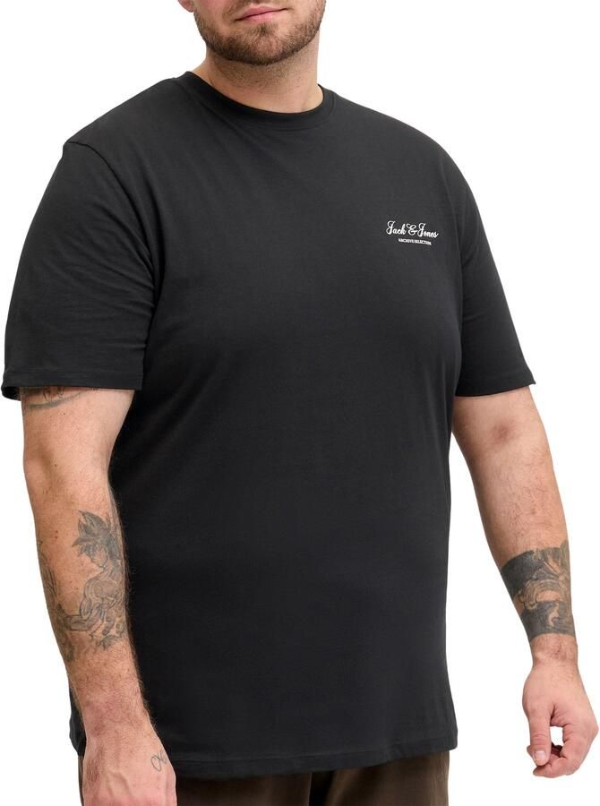Jack & jones Archive Graphic Crew Shirt Heren (plussize) - Foto 4