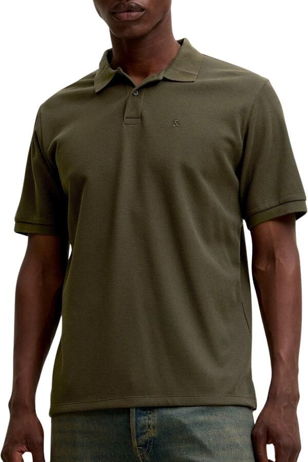 Jack & jones Slim Fit poloshirt met labelstitching model 'AUSTIN' - Foto 2