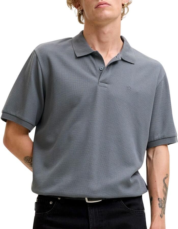 Jack & jones Slim Fit poloshirt met labelstitching model 'AUSTIN'