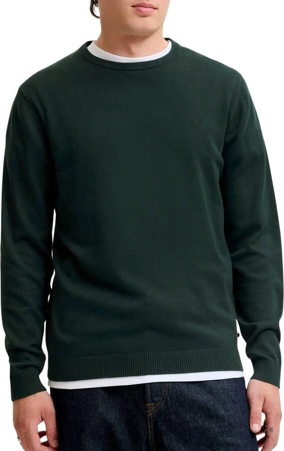 JACK & JONES ESSENTIALS katoenen regular fit trui scarab - Foto 4