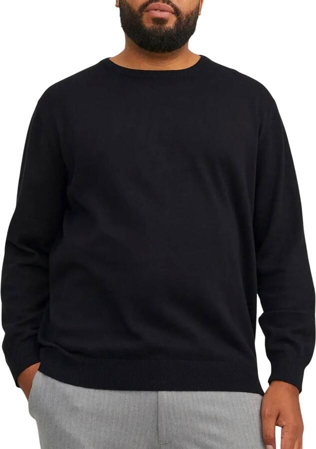 Jack & Jones PlusSize Gebreide trui JJEBASIC KNIT CREW NECK NOOS PLS - Foto 9