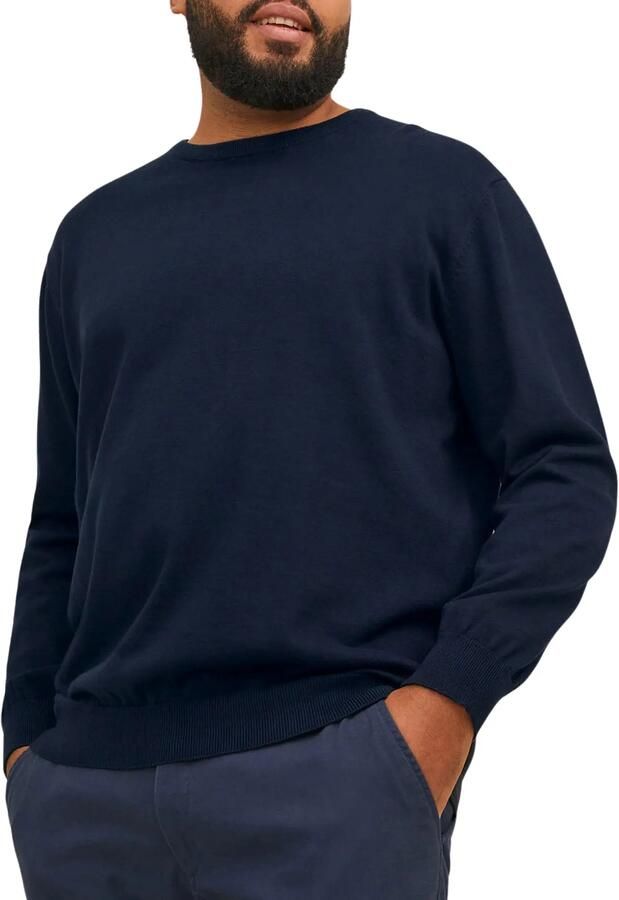 Jack & Jones PlusSize Gebreide trui JJEBASIC KNIT CREW NECK NOOS PLS - Foto 9