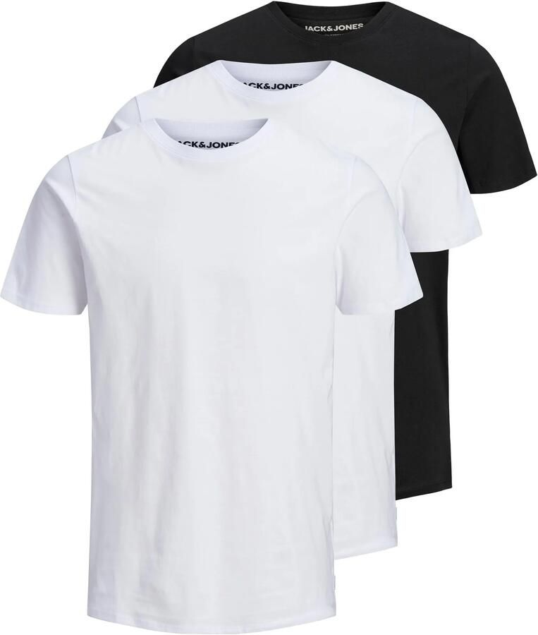 Jack & Jones Shirt met ronde hals JJEORGANIC BASIC TEE SS O-NE 3PK MP NOOS (set 3-delig) - Foto 3