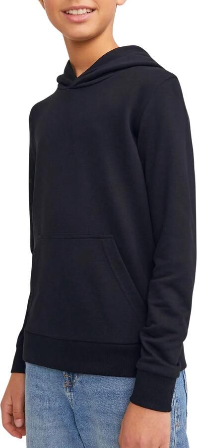 Jack & jones JUNIOR hoodie JJEBRADLEY zwart Sweater Effen 164 - Foto 9