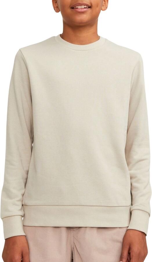 Jack & jones JUNIOR sweater JJEBRADLEY ecru Jongens Polyester Ronde hals 116 - Foto 3