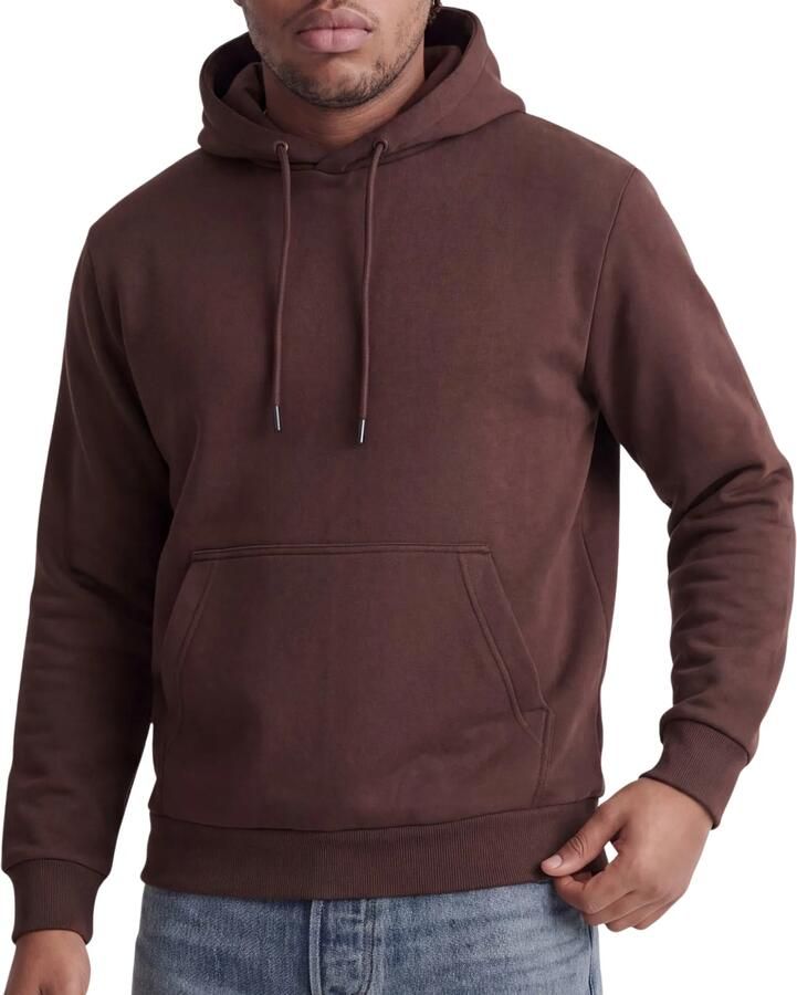 JACK & JONES PLUS SIZE regular fit hoodie bitter chocolate