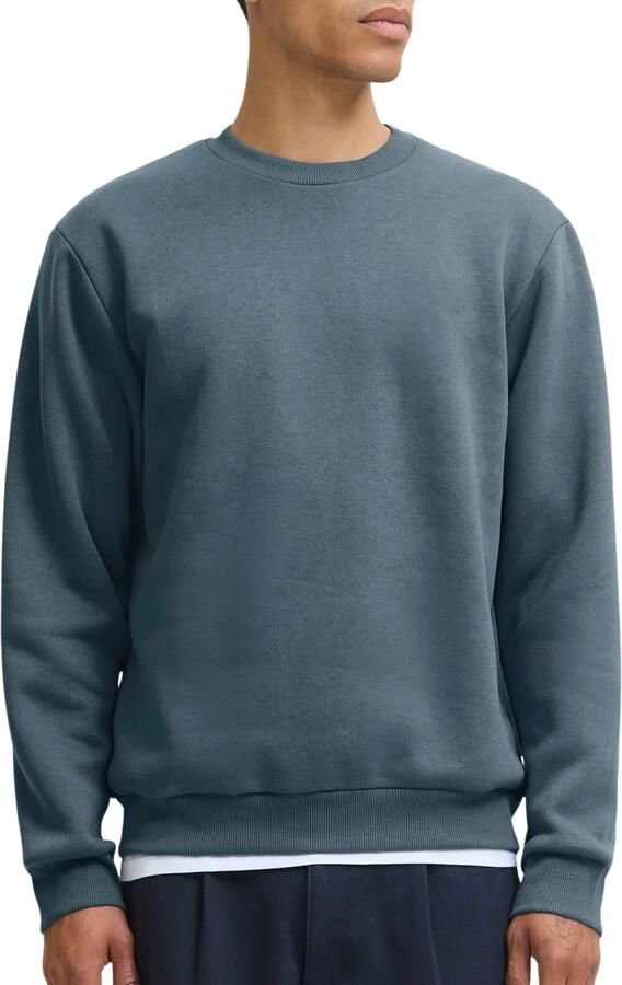 JACK & JONES ESSENTIALS relaxed fit trui grijsblauw - Foto 3