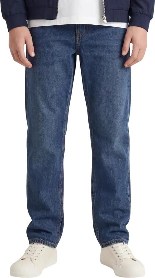 JACK & JONES JUNIOR JJICHRIS JJCREW loose fit jeans middelblauw - Foto 4