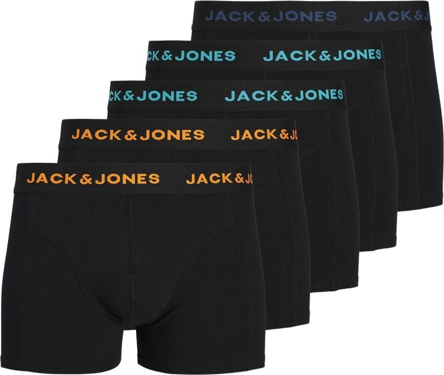 Jack & jones Clad Solid Trunks Boxershorts Heren (5-pack) - Foto 3