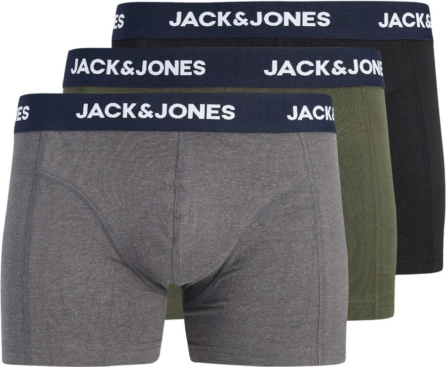 Jack & jones Clamp Solid Trunks Boxershorts Heren (3-pack)