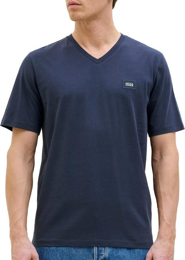 JACK & JONES CORE regular T-shirt donkerblauw - Foto 6