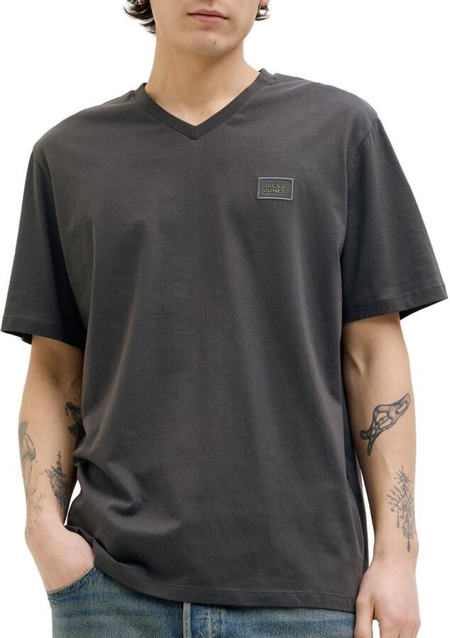 JACK & JONES CORE regular T-shirt antraciet - Foto 3