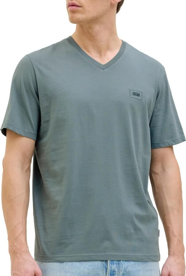 JACK & JONES CORE regular T-shirt grijsgroen - Foto 6