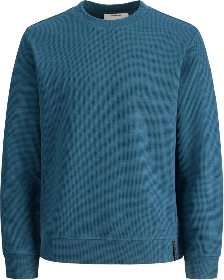 Jack & jones Core Fusion Waffle Brand Crew Sweater Heren - Foto 4