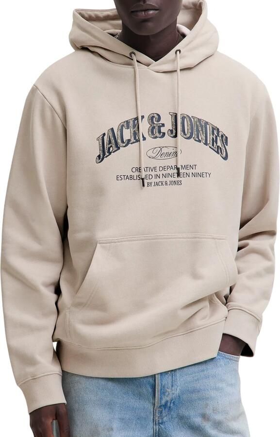 Jack & jones Regular fit hoodie van katoenmix model 'Denver'