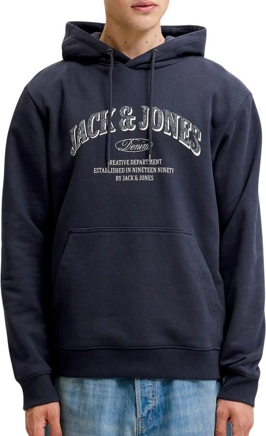 Jack & jones Regular fit hoodie van katoenmix model 'Denver'