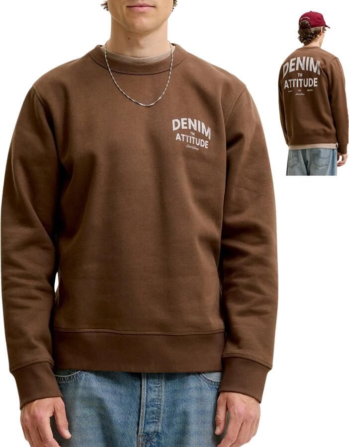Jack & jones Dover Graphic Crew Sweater Heren