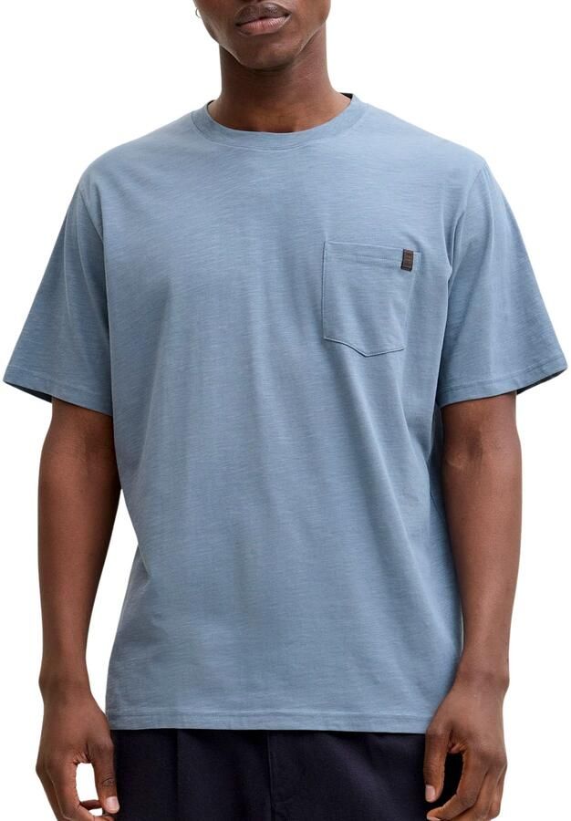 JACK & JONES ESSENTIALS relaxed T-shirt blauw - Foto 4