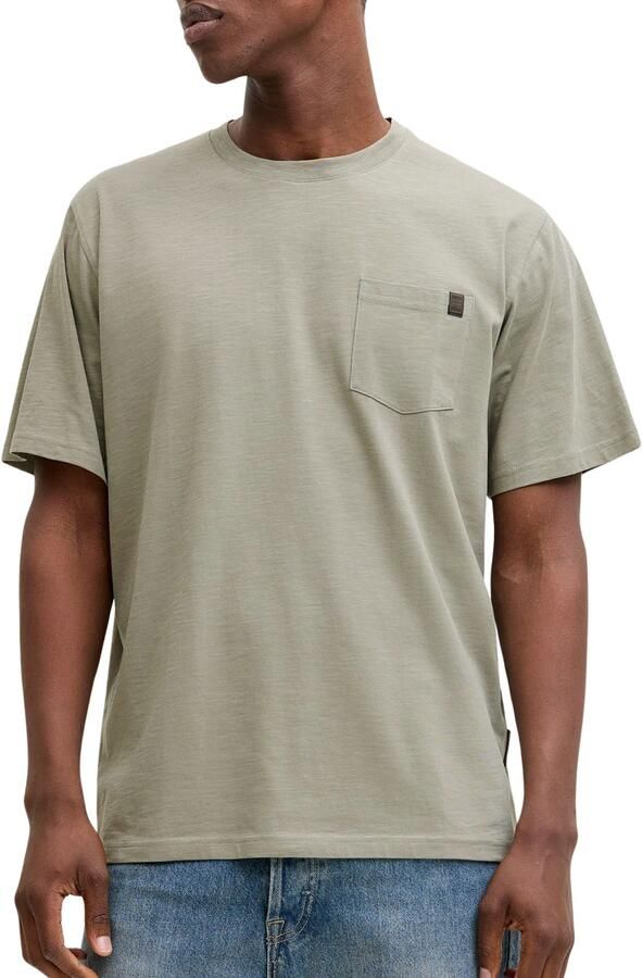 JACK & JONES ESSENTIALS relaxed T-shirt lichtkaki - Foto 4