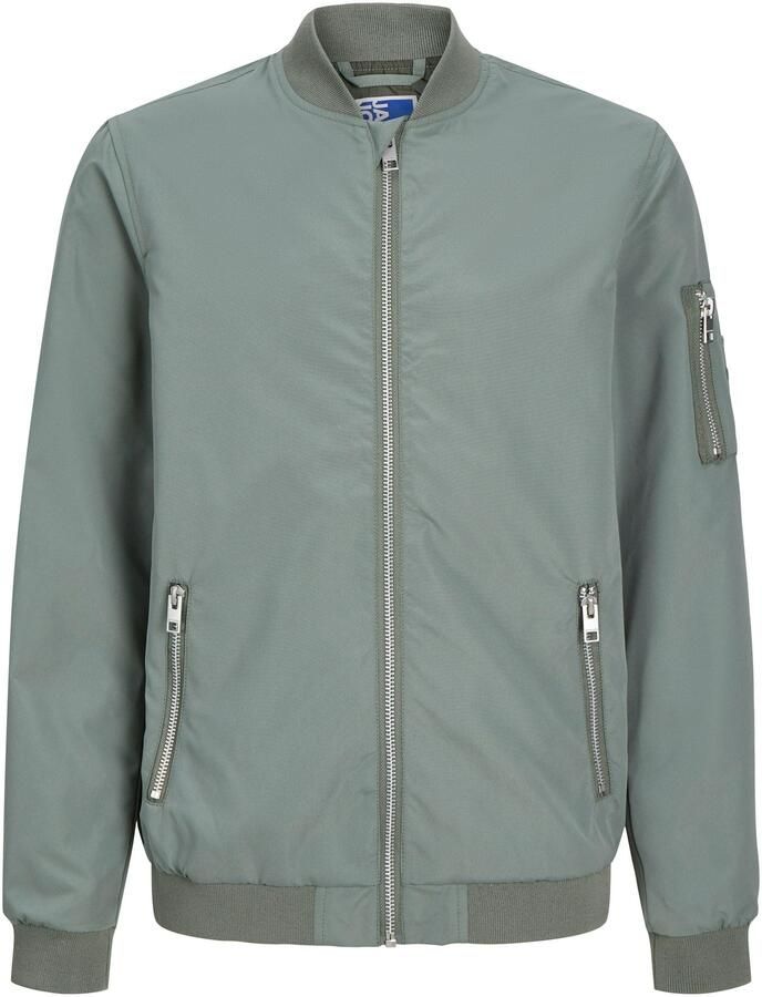 Jack & Jones Junior Bomberjack JJERUSH windafstotend en onderhoudsvriendelijk effen modieus regular fit web opstaande kraag - Foto 4