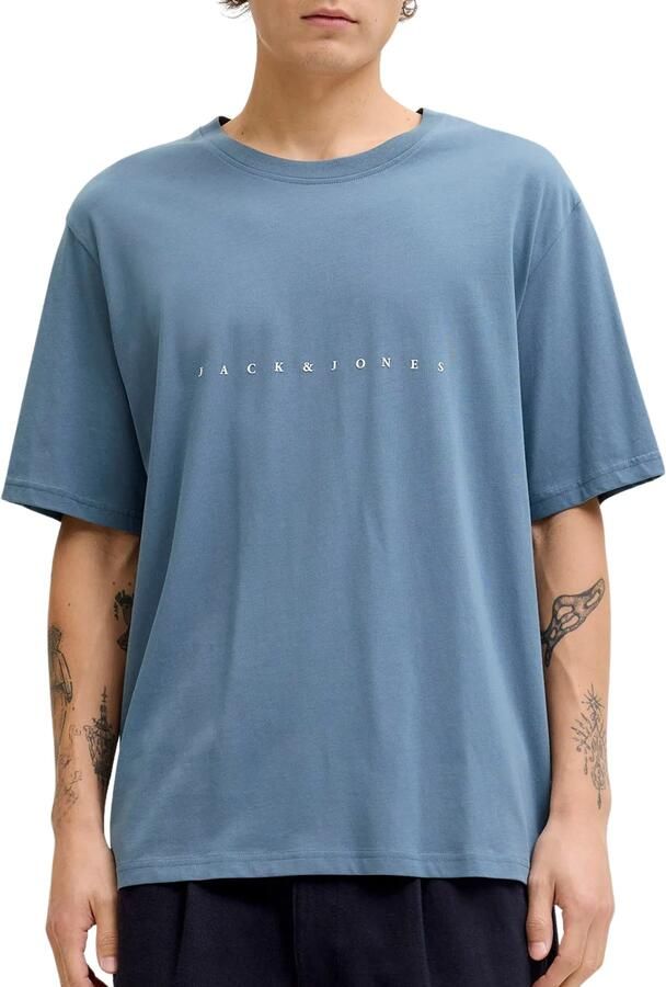 Jack & jones Essentials Star SS Crew Shirt Heren - Foto 4