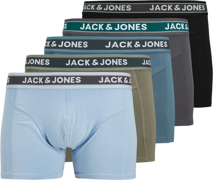 Jack & jones Evan Solid Trunk Boxershorts Heren (5-pack)