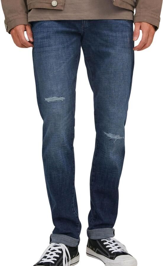 JACK & JONES JEANS INTELLIGENCE slim fit jeans JJIGLENN JJFOX GE 224 blue denim - Foto 2