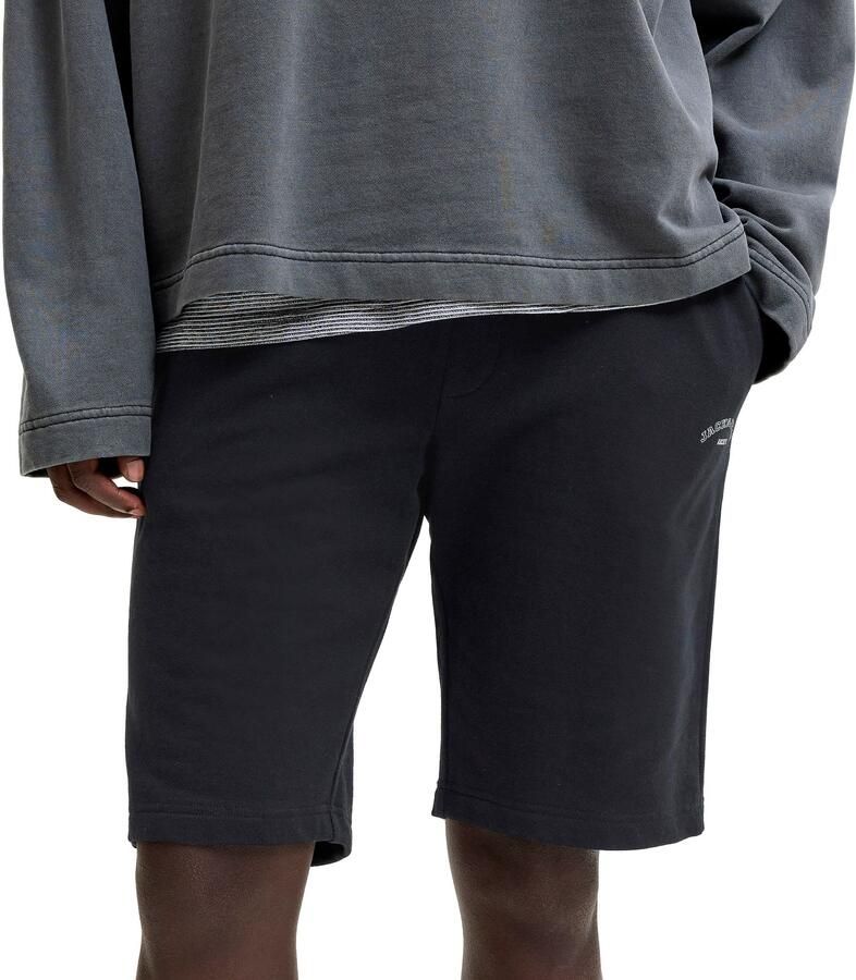 JACK & JONES PANTS STUDIO JPSTGORDON regular sweatshort zwart - Foto 4