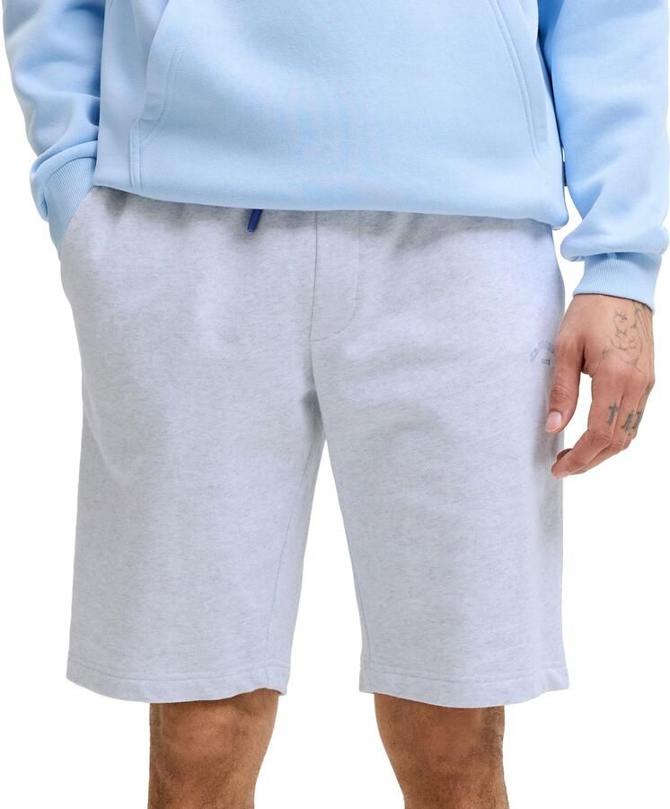 JACK & JONES PANTS STUDIO JPSTGORDON regular sweatshort lichtgrijs - Foto 4