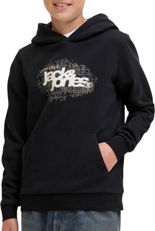 Jack & jones Grid Branding Hoodie Junior