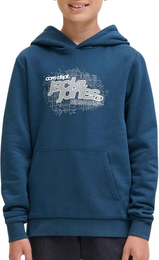 Jack & jones Grid Branding Hoodie Junior