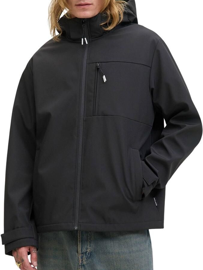 Jack & jones Softshell-jack met borstzak en mouwtrensjes