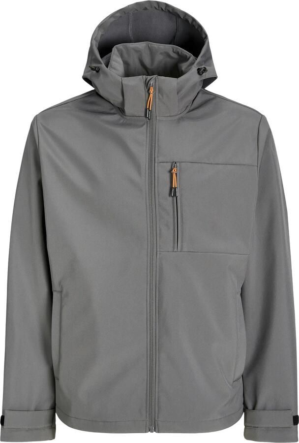 Jack & jones Softshell-jack met borstzak en mouwtrensjes