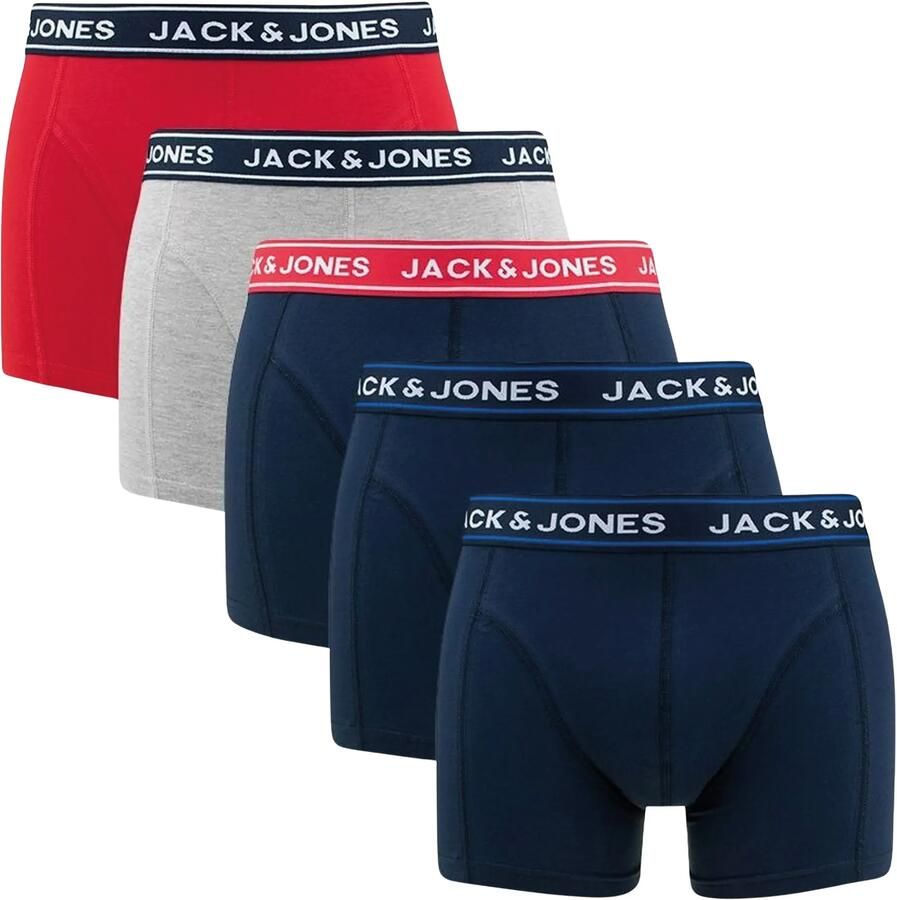 Jack & jones Hector Solid Trunks Boxershorts Heren (5-pack)