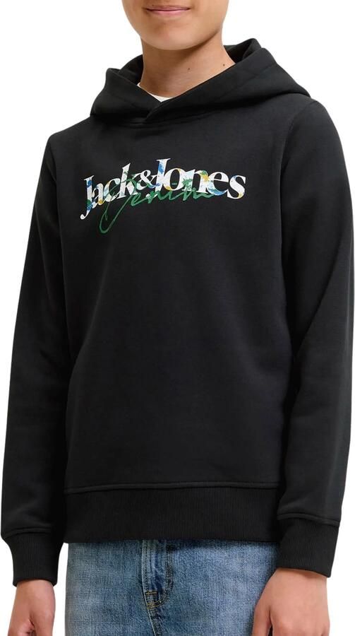 JACK & JONES JUNIOR hoodie met print zwart - Foto 3