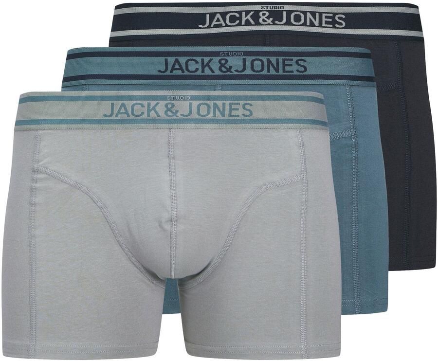 Jack & jones John Solid Trunk Boxershorts Heren (3-pack) (plussize)