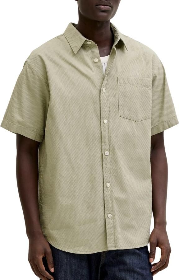 Jack & jones Jornantucket Dobby Overhemd Heren - Foto 2