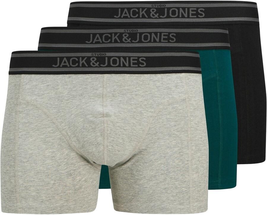 Jack & jones Kyle Solid Trunk Boxershorts Heren (3-pack) - Foto 3