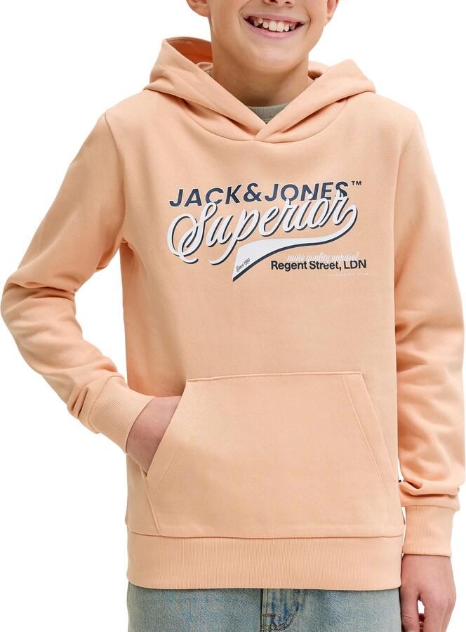 JACK & JONES JUNIOR hoodie beige - Foto 4