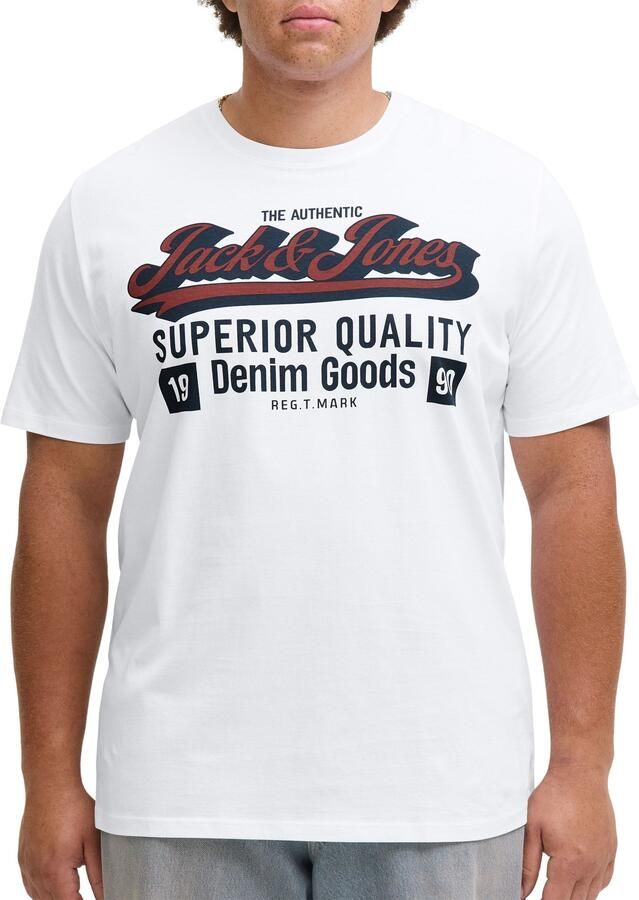 Jack & Jones PlusSize T-shirt JJELOGO TEE SS ONECK 2 COL AW25 NOOS PLS - Foto 10